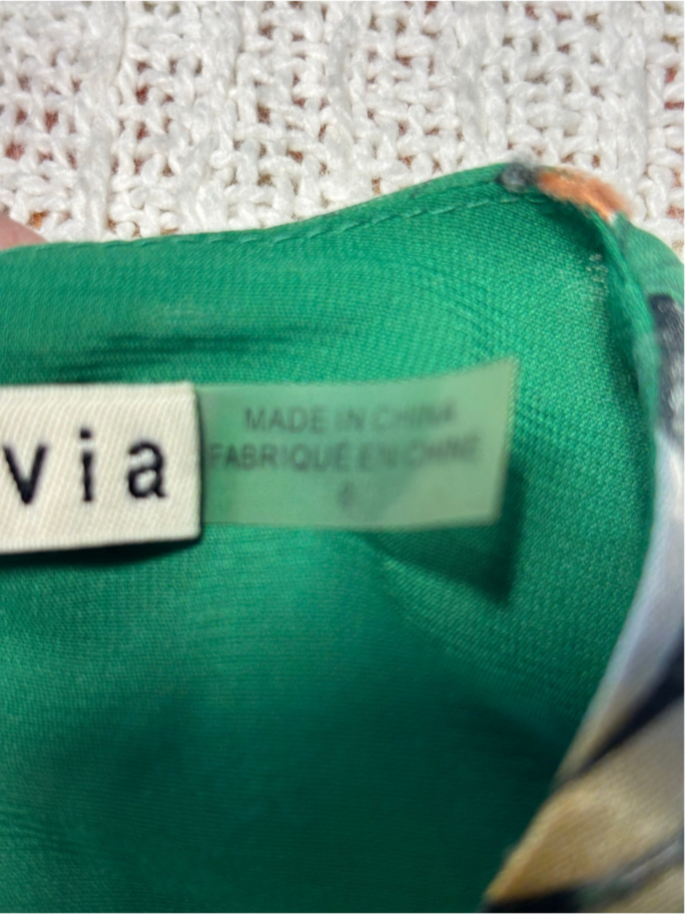 Alice + Olivia RARE Coco Floral Silk Blend Green & Gold Chiffon Dress Size 6 EUC - Picture 8 of 12